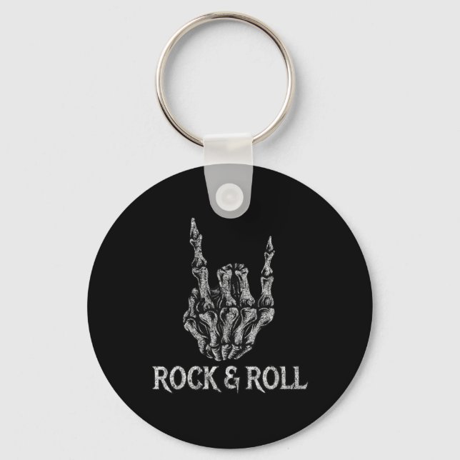 Llavero Rock on Band Tees For Women Rock and Rols For Me (Anverso)