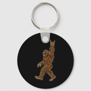 Llavero Rock On Bigfoot Sasquatch Ama Rock And Roll Sung
