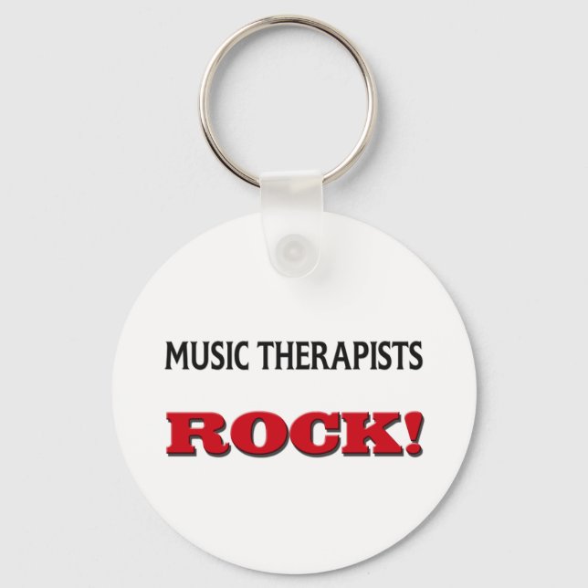 Llavero Rock para terapeutas musicales (Anverso)
