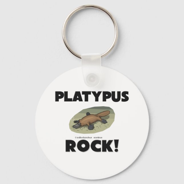 Llavero Rock platypus (Anverso)