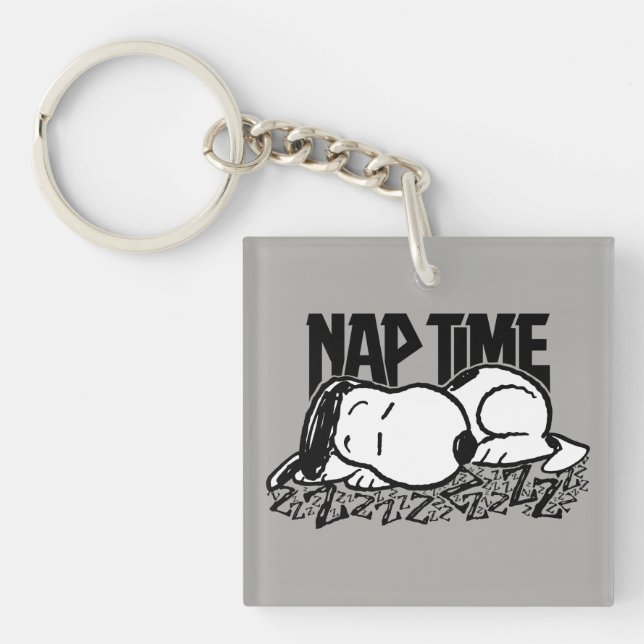 Llavero Rock Tees | Tiempo de Nap Snoopy (Frente)