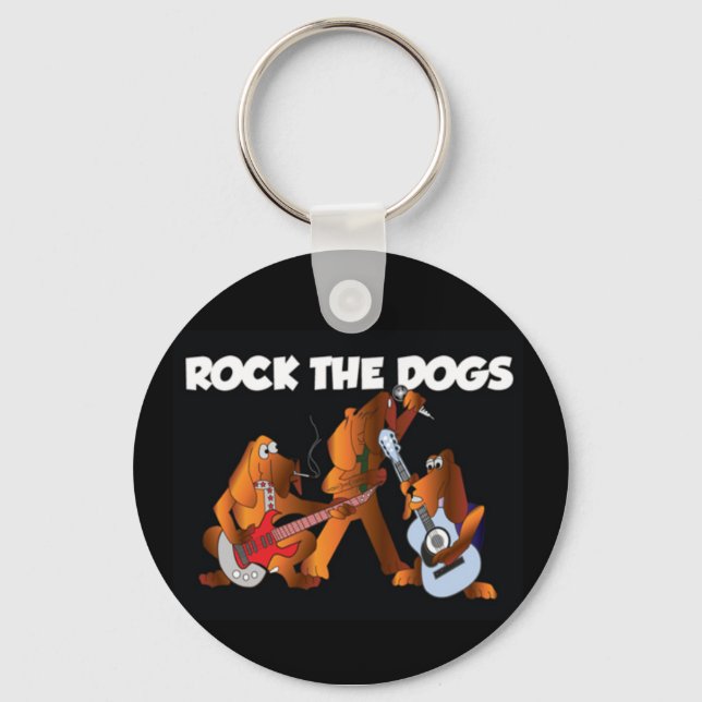 Llavero Rock the Dogs Keychain (Anverso)