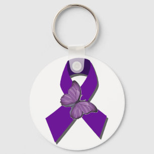 Llavero Rock the Ribbon Fibromialgia Support