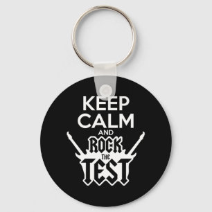 Llavero Rock The Test Day Teacher Test State Idea Schoo