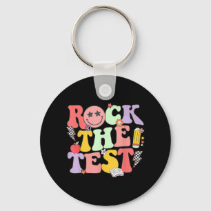 Llavero Rock The Test Testing Day Shirt For Teacher Studen