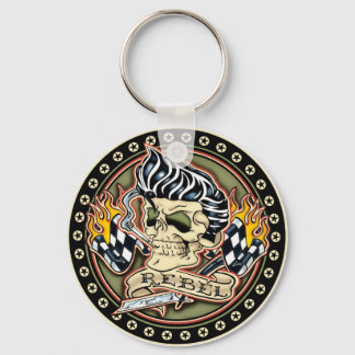 Llavero Rockabilly Rebel Keychain