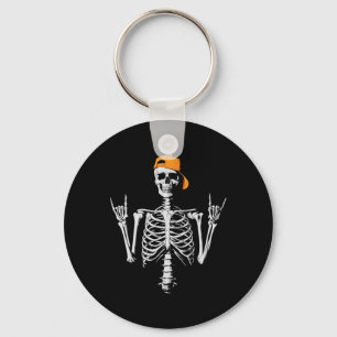 Llavero Rocker Skeleton Cap Skater Guay Halloween Punk Roc