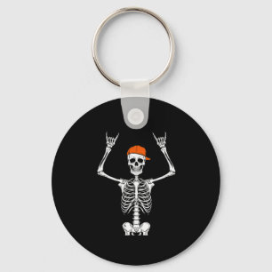 Llavero Rocker Skeleton Cap Skater Guay Halloween Punk Roc