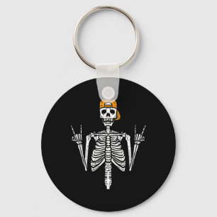 Llavero Rocker Skeleton Cap Skater Guay Halloween Punk Roc