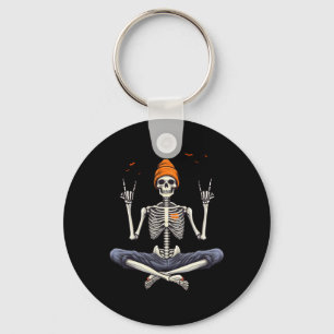 Llavero Rocker Skeleton Cap Skater Guay Halloween Punk Roc