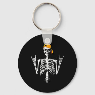 Llavero Rocker Skeleton Cap Skater Guay Halloween Punk Roc