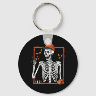Llavero Rocker Skeleton Hand Rock On Costume Funny Hallowe