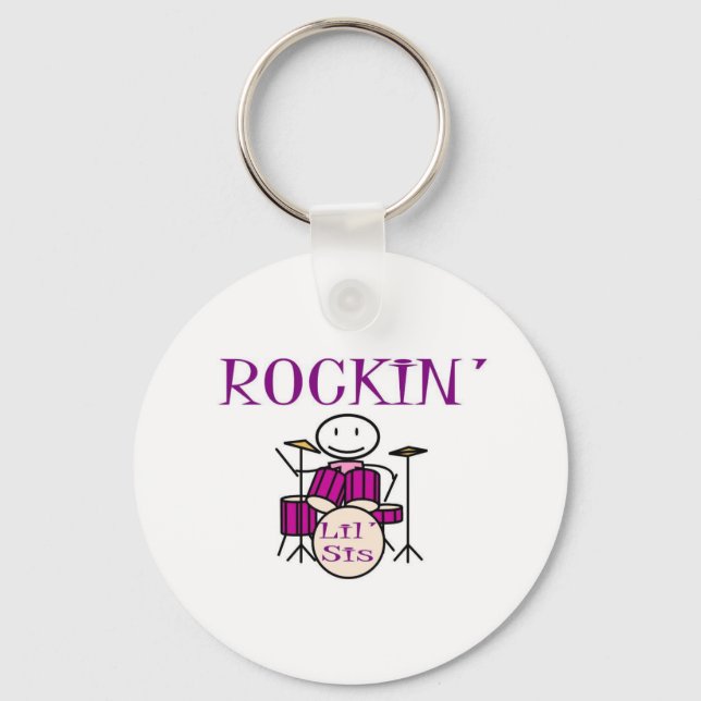 Llavero rockin lil sis (Anverso)