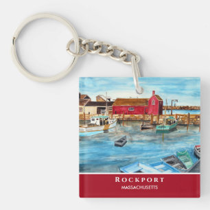 Llavero Rockport Harbour Massachusetts New England USA