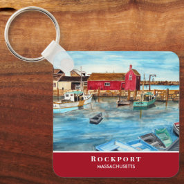 Llavero Rockport Harbour Massachusetts New England USA