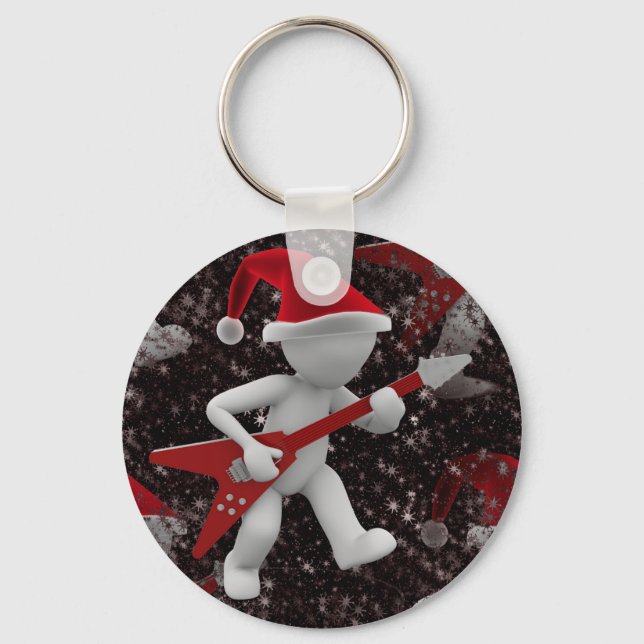 Llavero rockstar santa (Anverso)