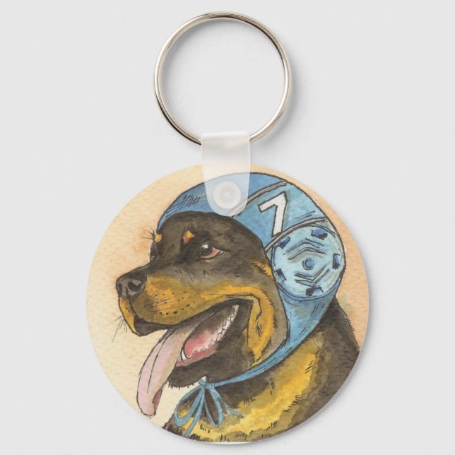 Llavero Rockwailler con gorro waterpolo (Anverso)