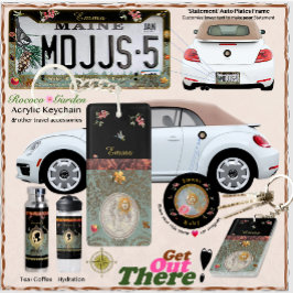 Llavero Rococo Garden Acrylic Keychain