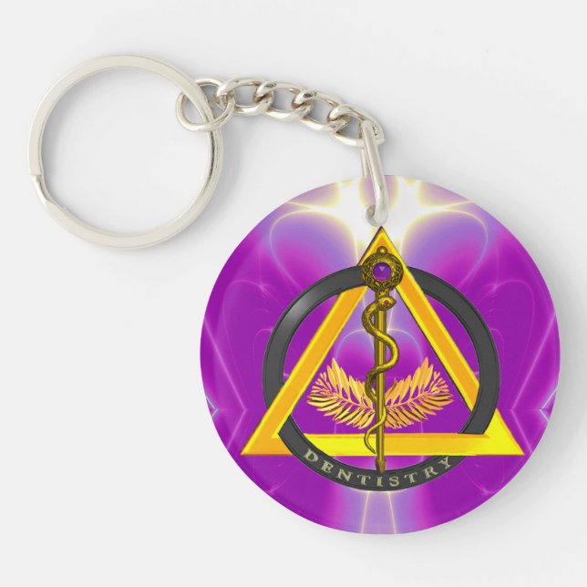 LLAVERO ROD DE DENTISTRÍA DENTÍFICA ASCLEPIUS (Frente)