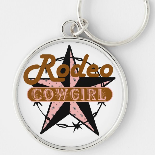 Llavero Rodeo Cowgirl Keychain (Frente)