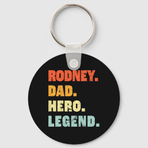 Llavero Rodney Papá Héroe Leyenda Nombre Personalizado Per