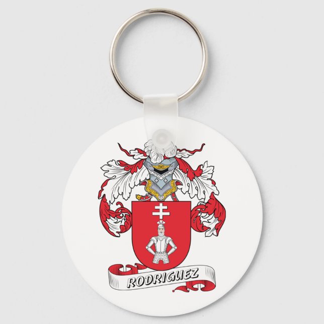 Llavero Rodriguez Family Crest (Anverso)