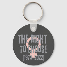 Llavero Roe V Wade Fecha de Muerte Tipografía