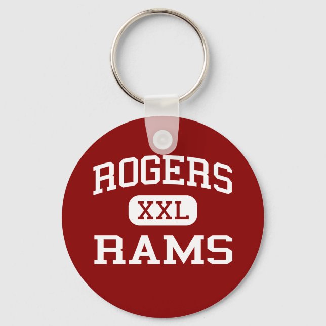 Llavero Rogers - Rams - Rogers High School - Toledo Ohio (Anverso)