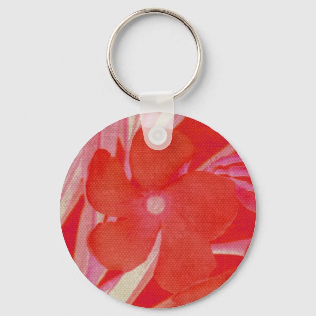 Llavero rojo de la flor (Anverso)