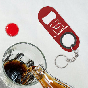 Llavero Rojo de Negocios y Abrebotellas