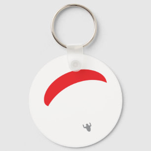 Llavero rojo del ala flexible - paragliding