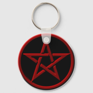Llavero rojo del Pentagram