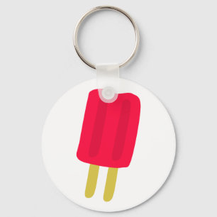 Llavero rojo del Popsicle