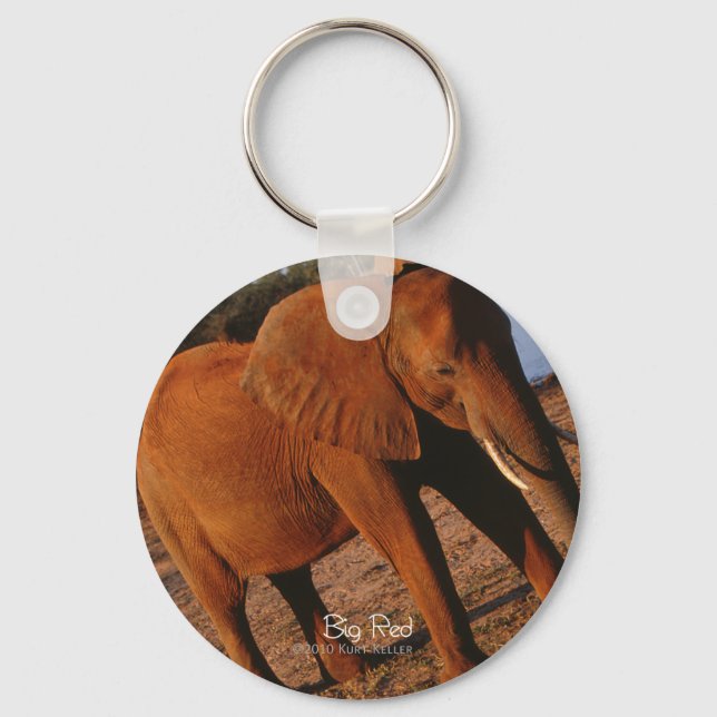 Llavero Rojo grande (Anverso)