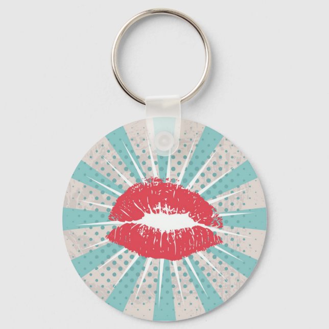 Llavero Rojo labios (Anverso)