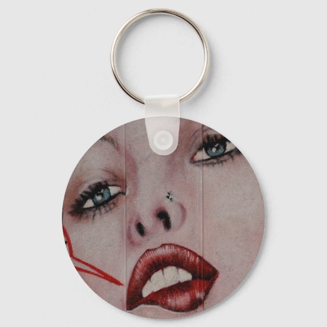 Llavero Rojo labios (Anverso)