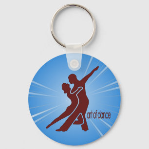 Llavero rojo oscuro del logotipo