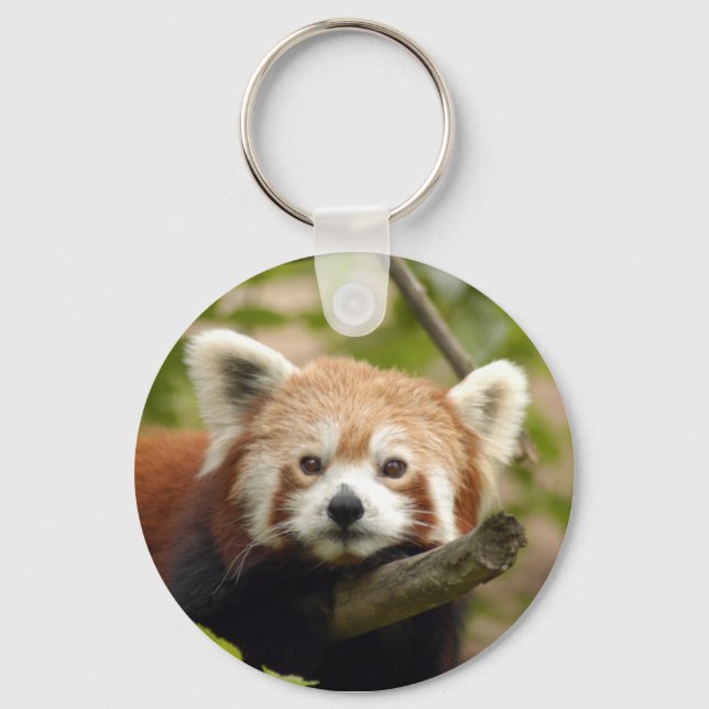 Llavero rojo-panda-005 (Anverso)