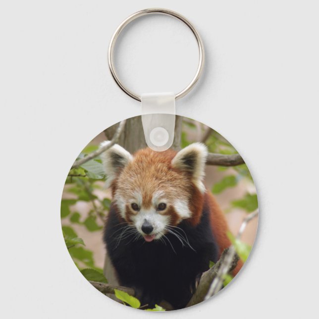 Llavero rojo-panda-024 (Anverso)