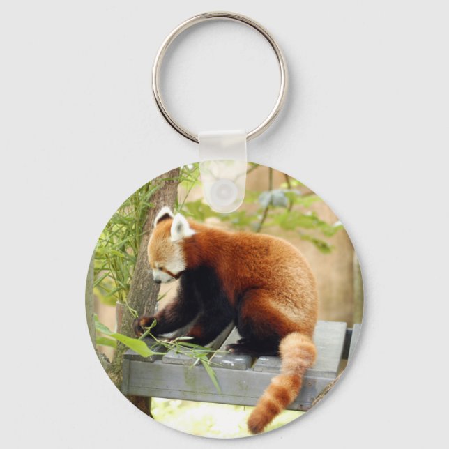Llavero rojo-panda-028 (Anverso)
