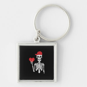 Llavero Roll Skeleton Manos Día de San Valentín Skull