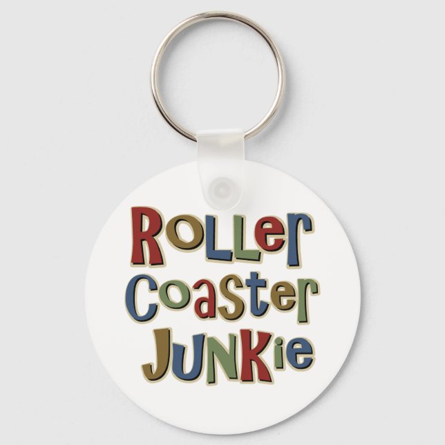 Llavero Roller Coaster Junkie (Anverso)