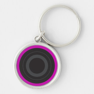 Llavero Roller de arte pop rosado Derby Wheel