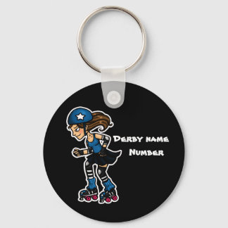 Llavero Roller Derby Jammer personalizable