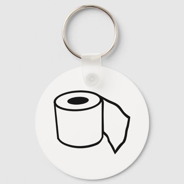 Llavero Rollo de papel higiénico (Anverso)