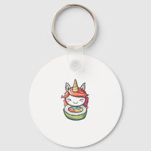 Llavero Rollo de Sushi Unicornio (1)