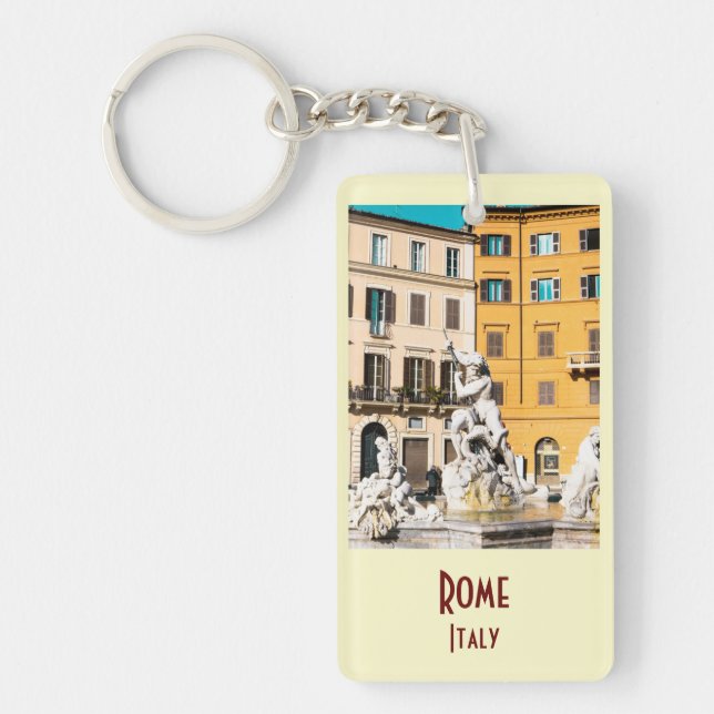Llavero Roma, Italia Vintage Keychain (Frente)
