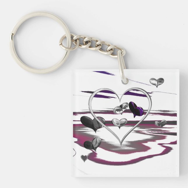 Llavero Romance futurista (Frente)