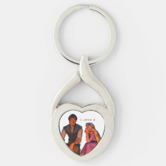 Llavero Romantic Heart Keychain – Perfect Love Gift for Co