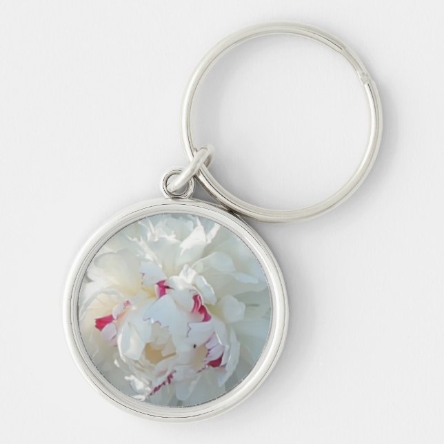 Llavero Romantic Peony Keychain (Frente)